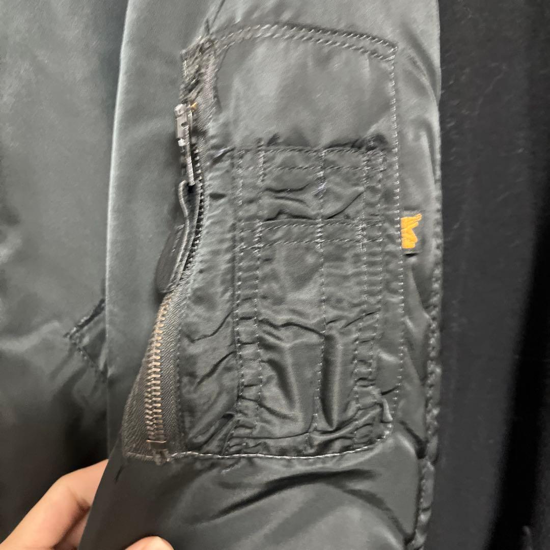 90s USA製 ALPHA B-15D フライトジャケット LS希少品✨️