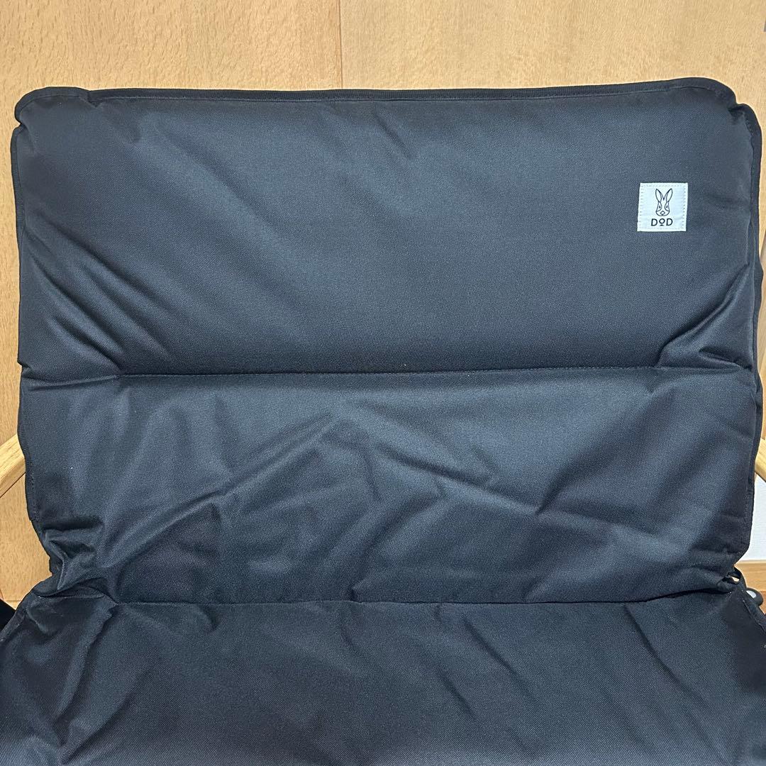 DOD オヤコチェア　ブラック 折りたたみチェア キャンプ　ベンチ