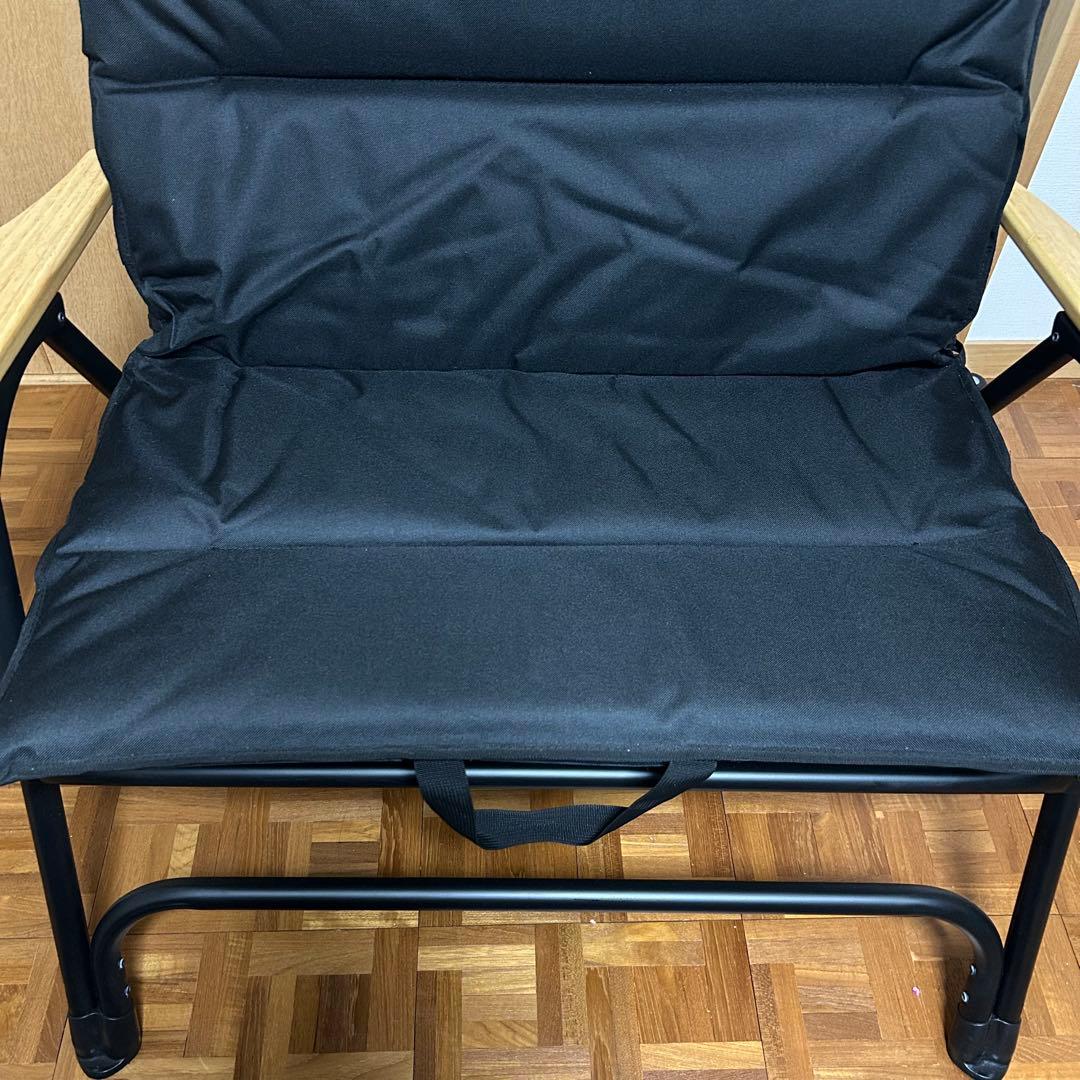 DOD オヤコチェア　ブラック 折りたたみチェア キャンプ　ベンチ