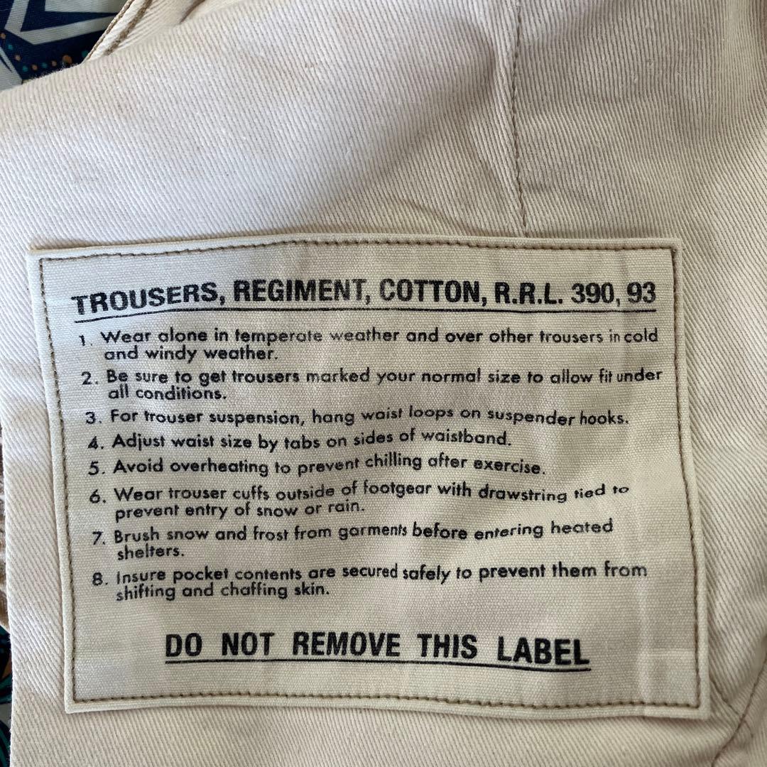 ¨RRL Ralph Lauren.CARGO COTTON PANTS