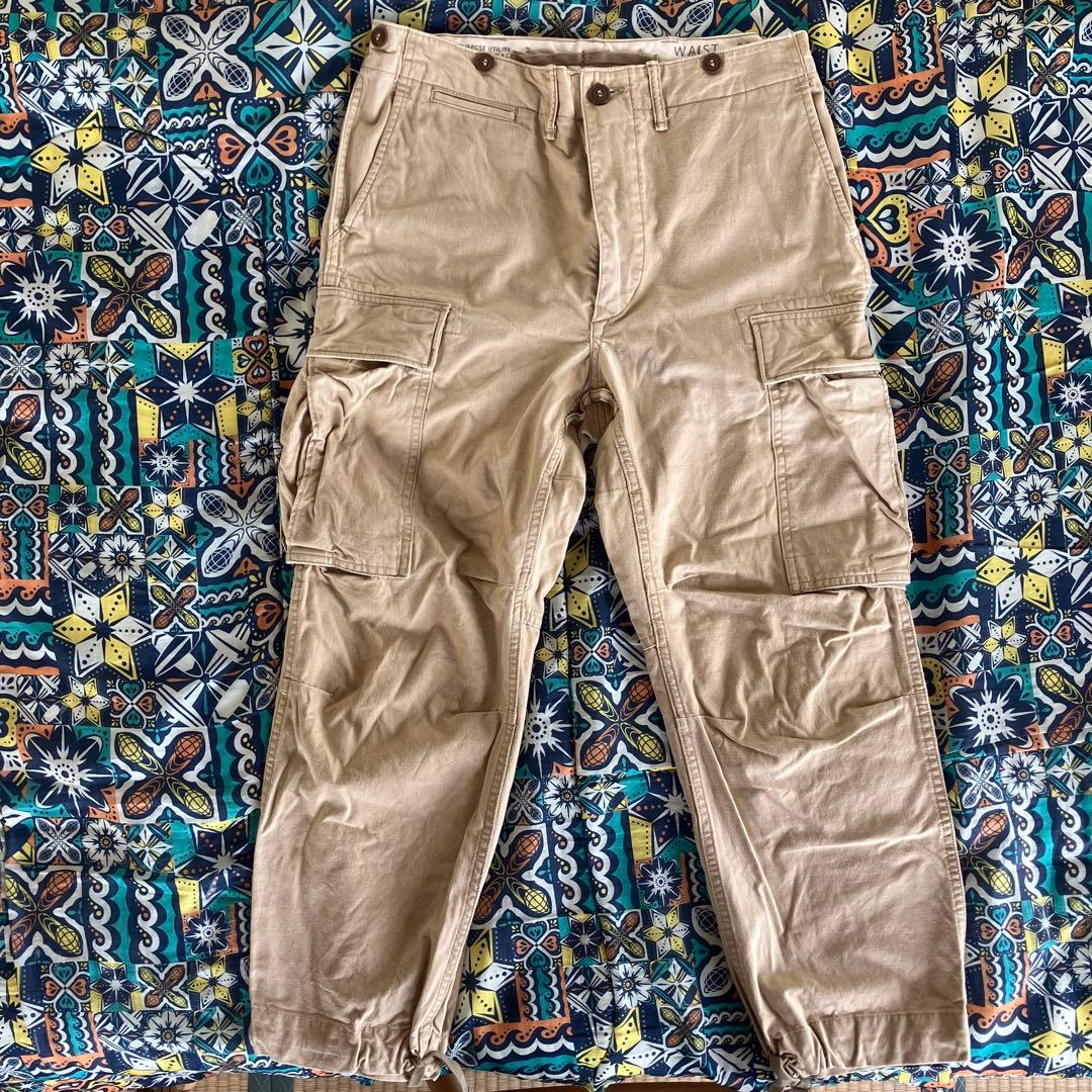 ¨RRL Ralph Lauren.CARGO COTTON PANTS