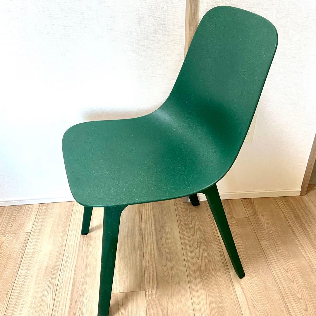 IKEA ODGER ダイニングチェア グリーン 廃盤色 椅子