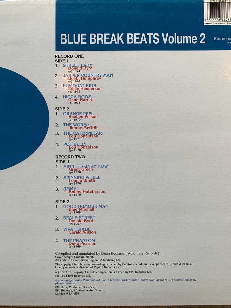 blue break beats 2LP×4枚セット サンプリングソース ネタ