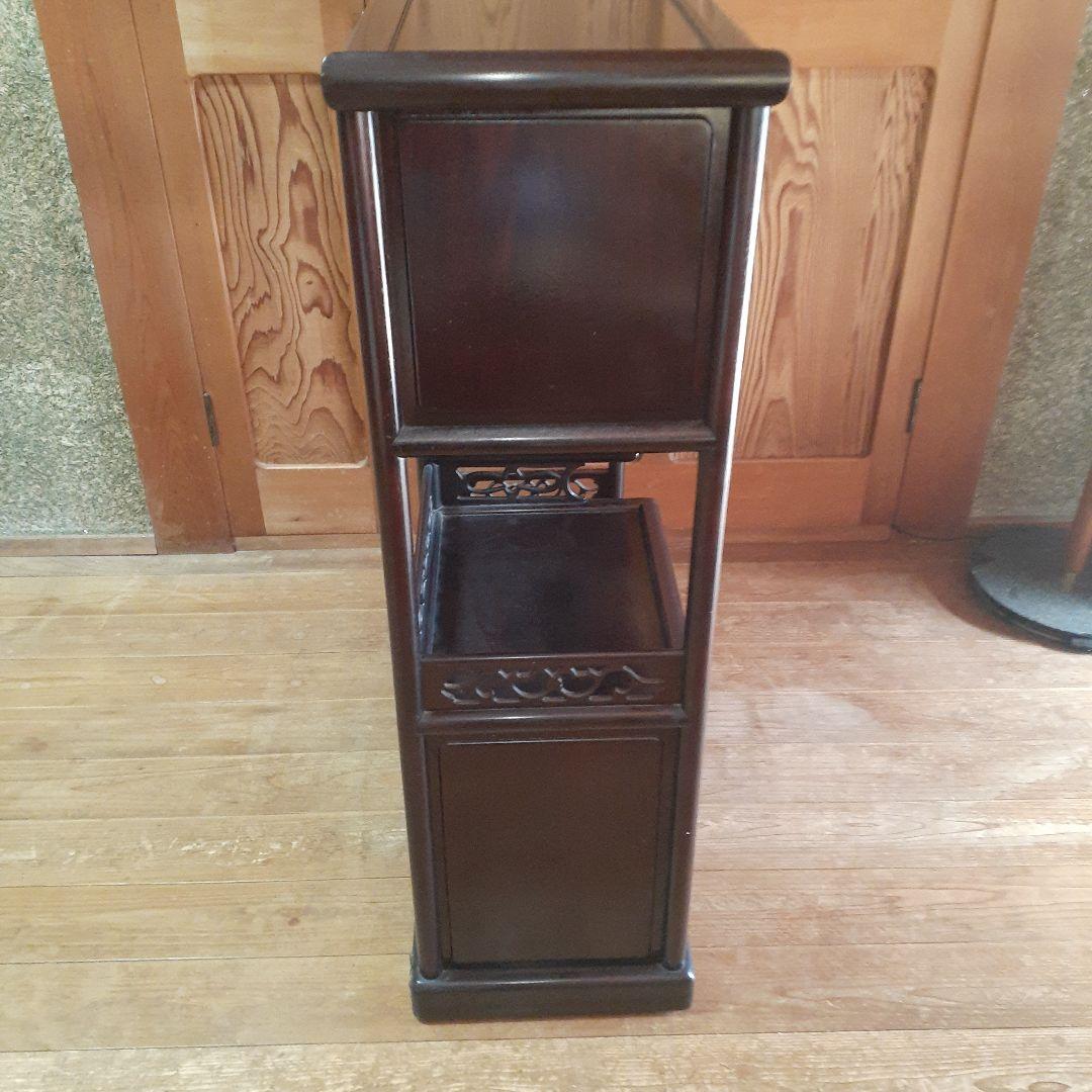 最終価格【長期保管品】茶棚 茶箪笥 昭和レトロ 古家具 飾棚 松竹模様 古民家