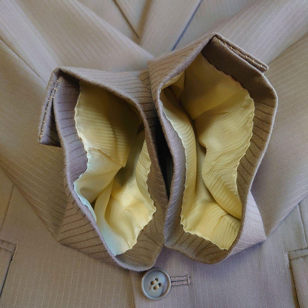 【未使用級】ダーバン 3ピース スーツ セットアップ ストライプ