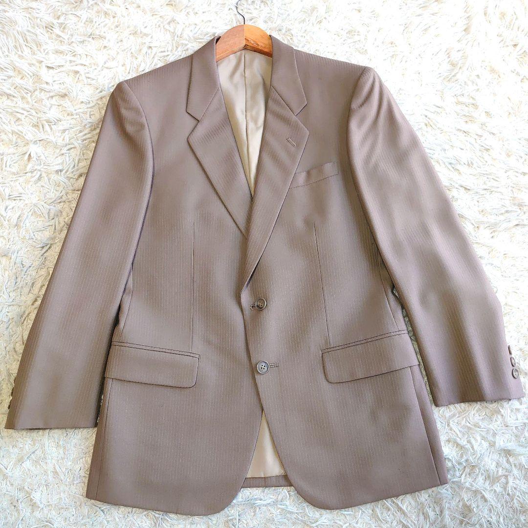 【未使用級】ダーバン 3ピース スーツ セットアップ ストライプ