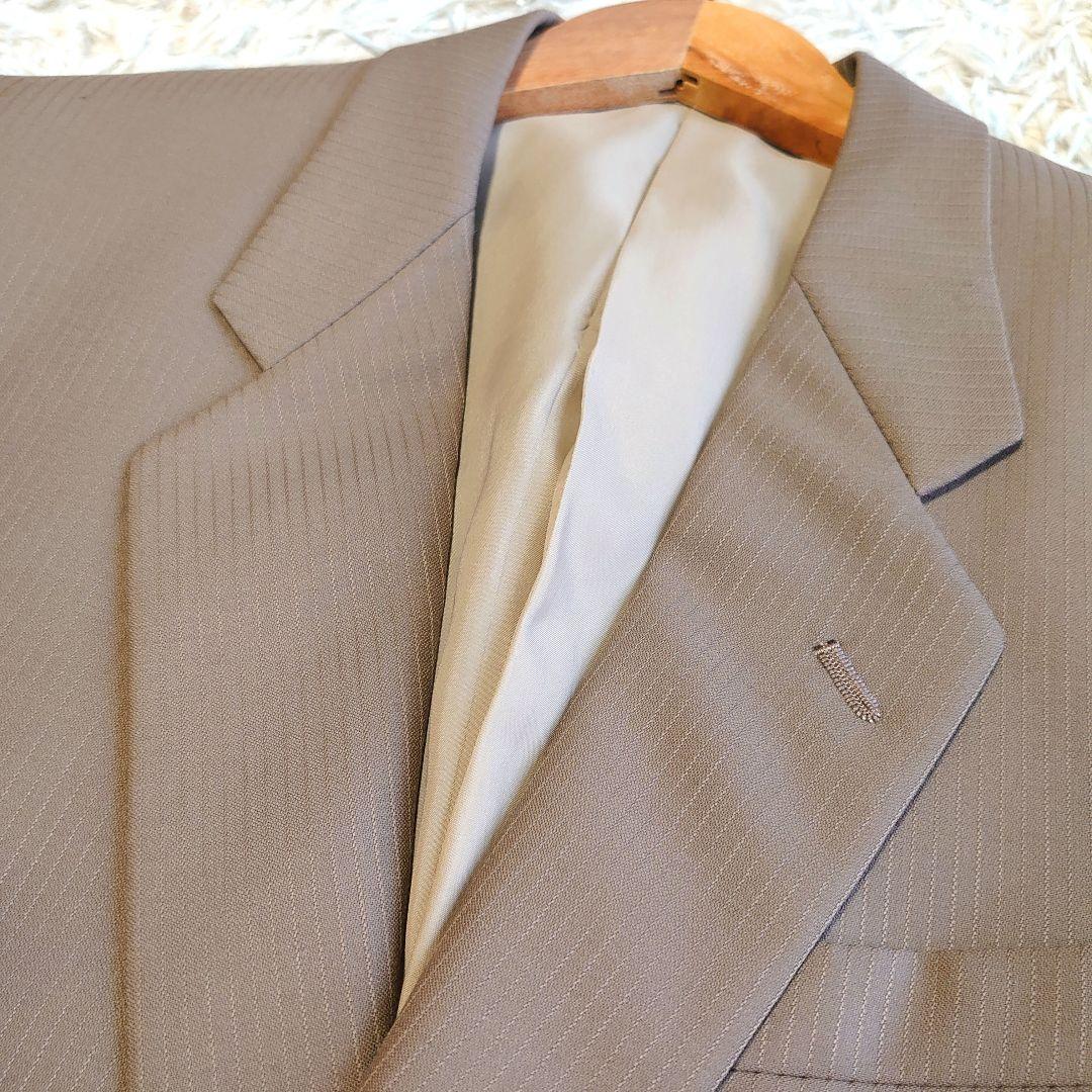 【未使用級】ダーバン 3ピース スーツ セットアップ ストライプ