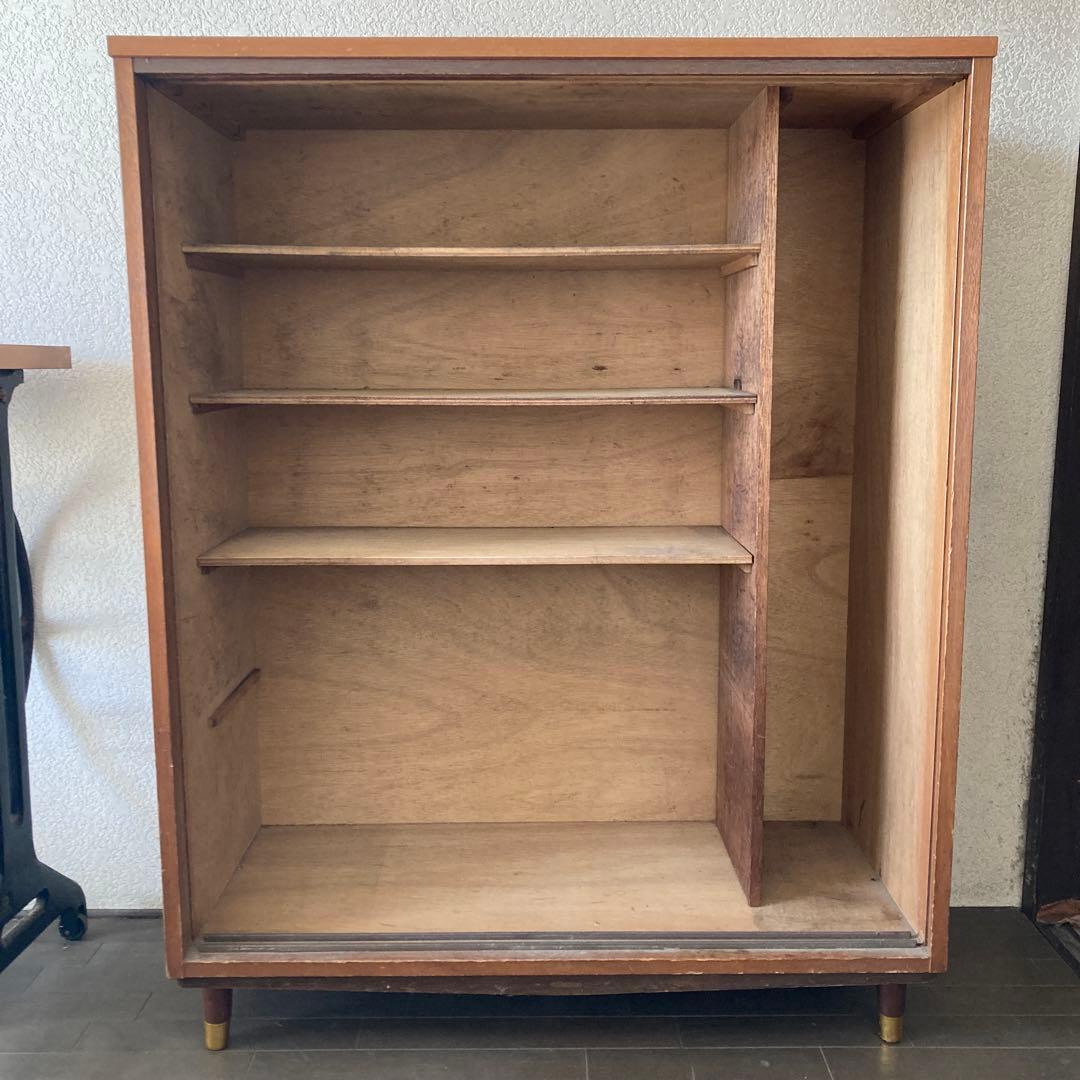 アンティーク シューズボックス 下駄箱 キャビネット サイドボード 昭和レトロ