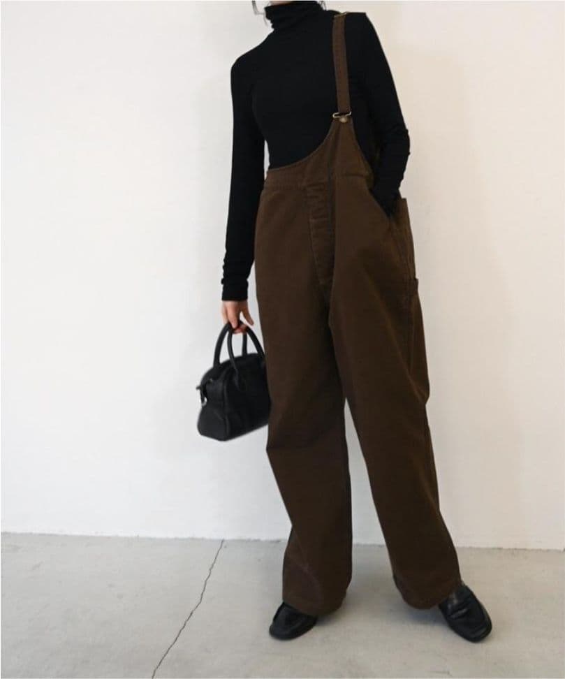 CANAL JEAN ワンショルダ サロペット