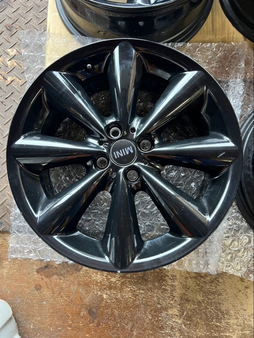 MINI ミニクーパー 純正ブラックスポークホイール 17インチ 4個セット