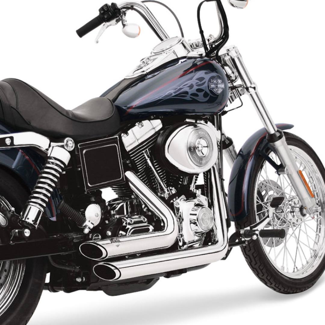 バンス＆ハインズ ショートショット スタッガード クローム ダイナ 91-05年