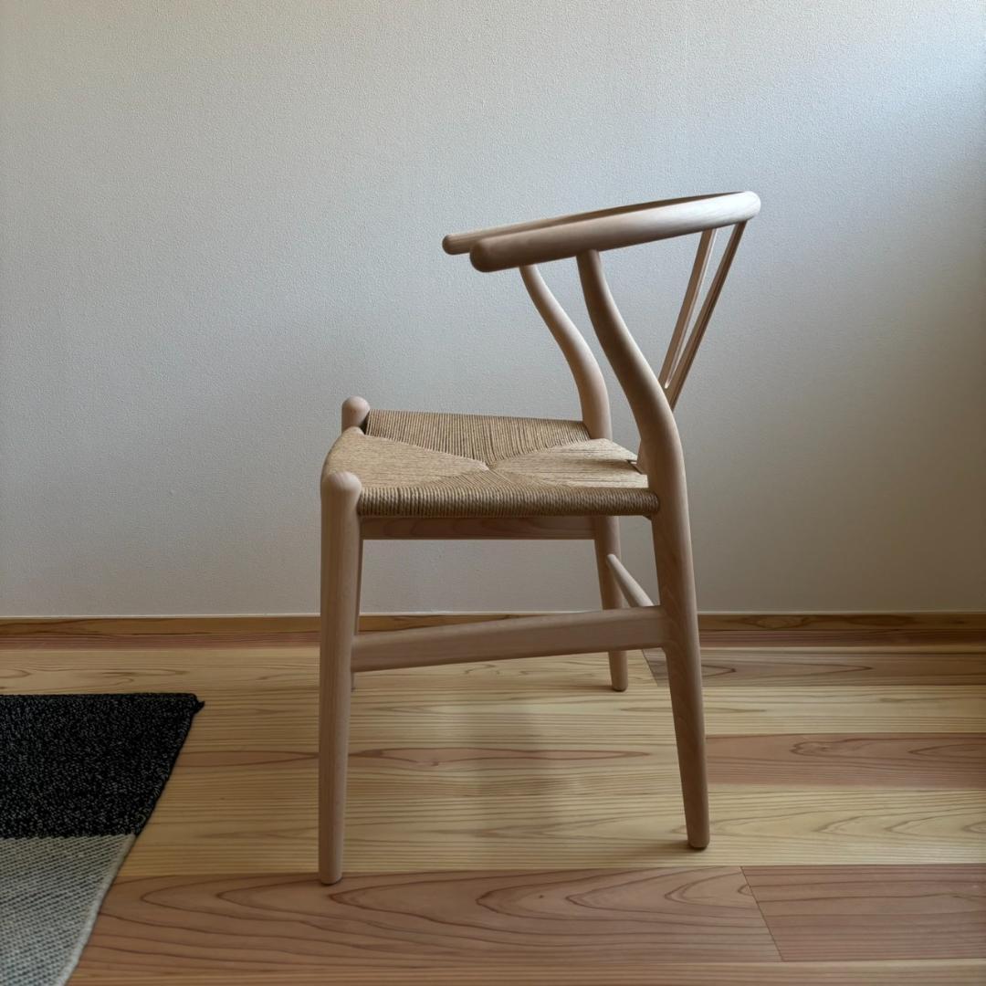 【未使用】Yチェア CH24 座面43cm カールハンセン&サン ソープ仕上