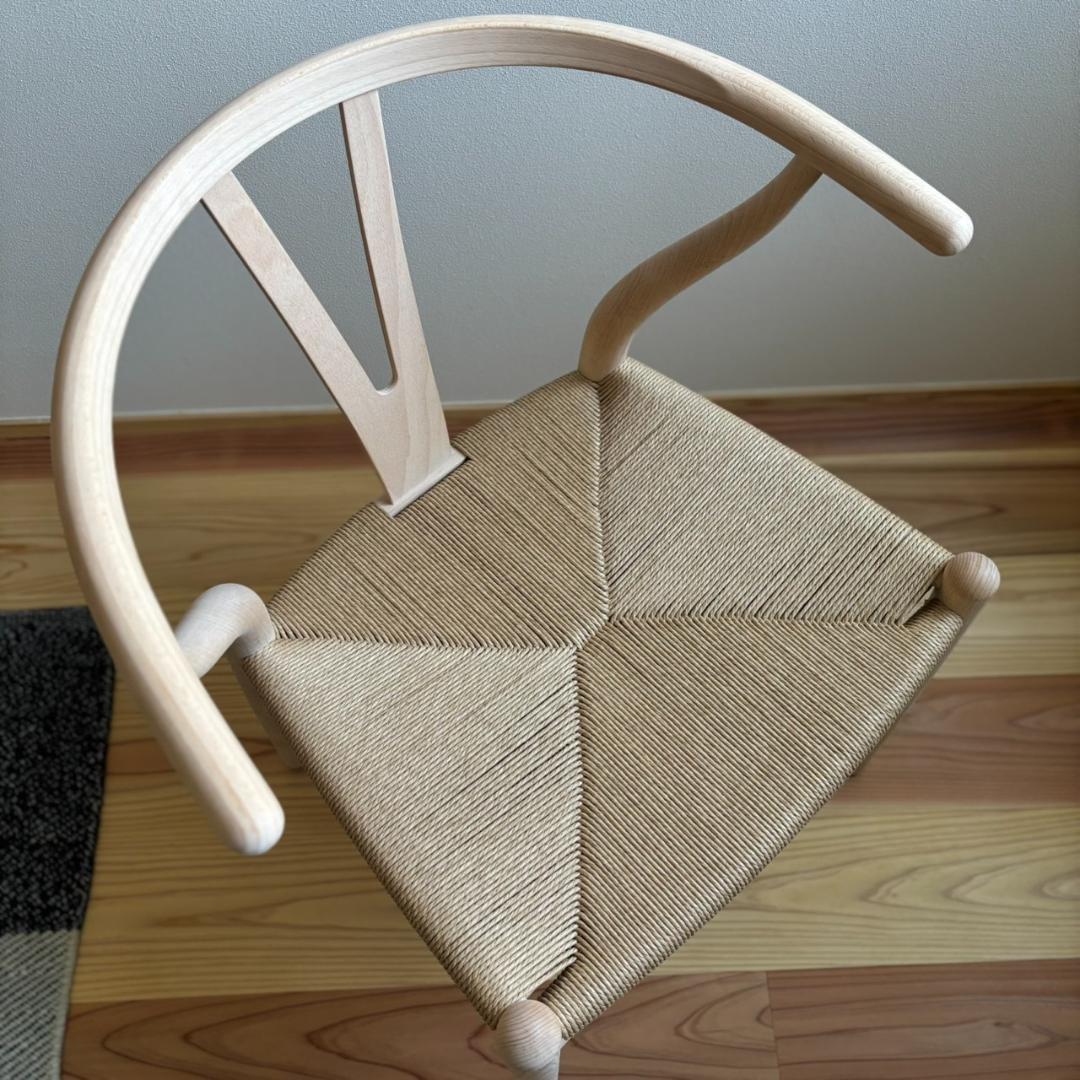 【未使用】Yチェア CH24 座面43cm カールハンセン&サン ソープ仕上