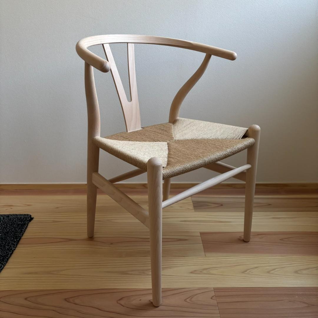 【未使用】Yチェア CH24 座面43cm カールハンセン&サン ソープ仕上