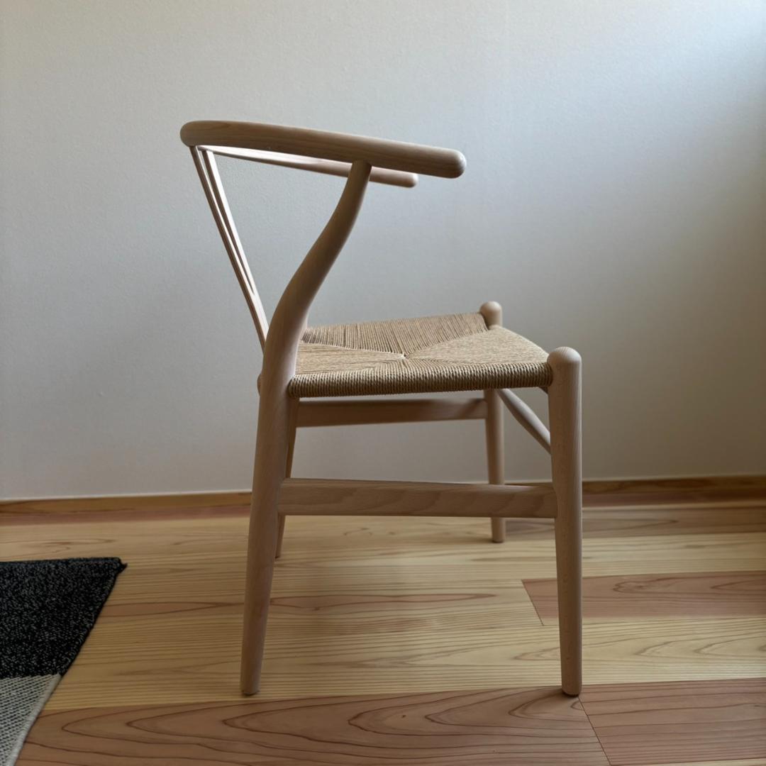 【未使用】Yチェア CH24 座面43cm カールハンセン&サン ソープ仕上