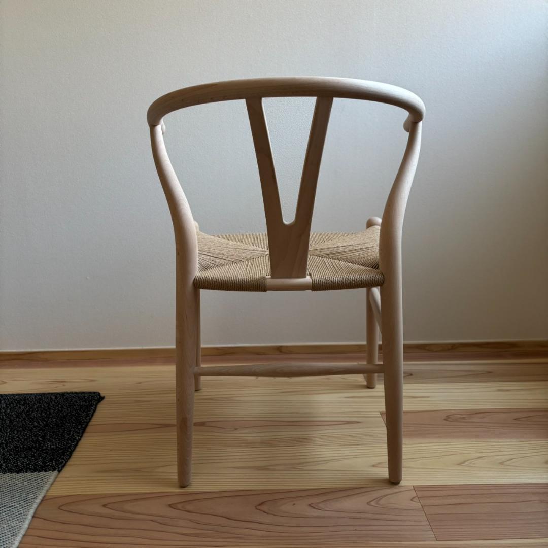【未使用】Yチェア CH24 座面43cm カールハンセン&サン ソープ仕上