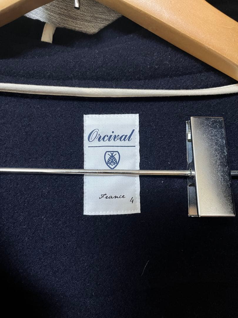 【美品】ORCIVAL オーシバル ダッフルコート ネイビー L フランス製