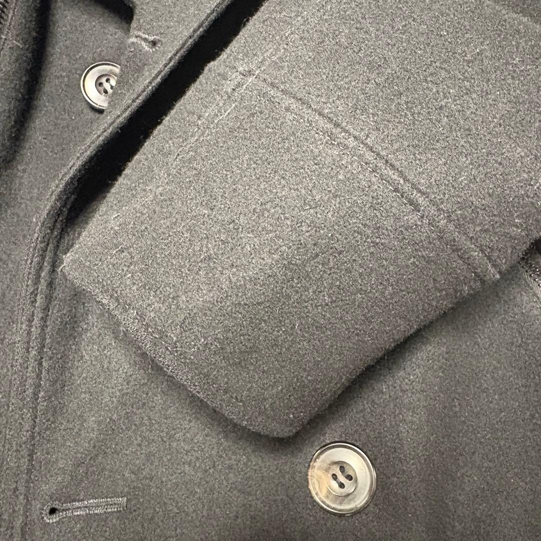 junhashimoto カシミヤ混ピーコート 黒 5サイズ