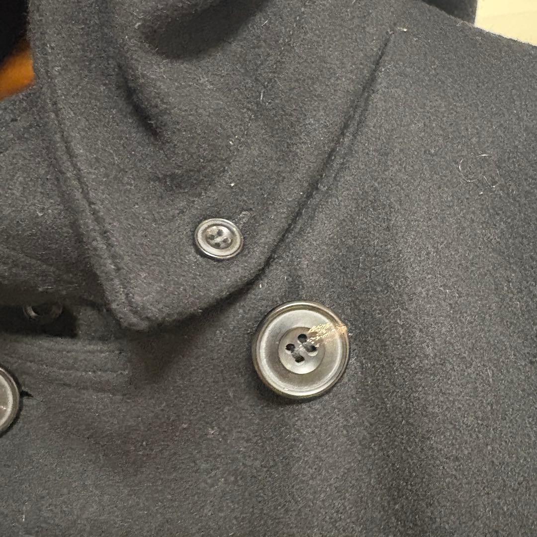 junhashimoto カシミヤ混ピーコート 黒 5サイズ