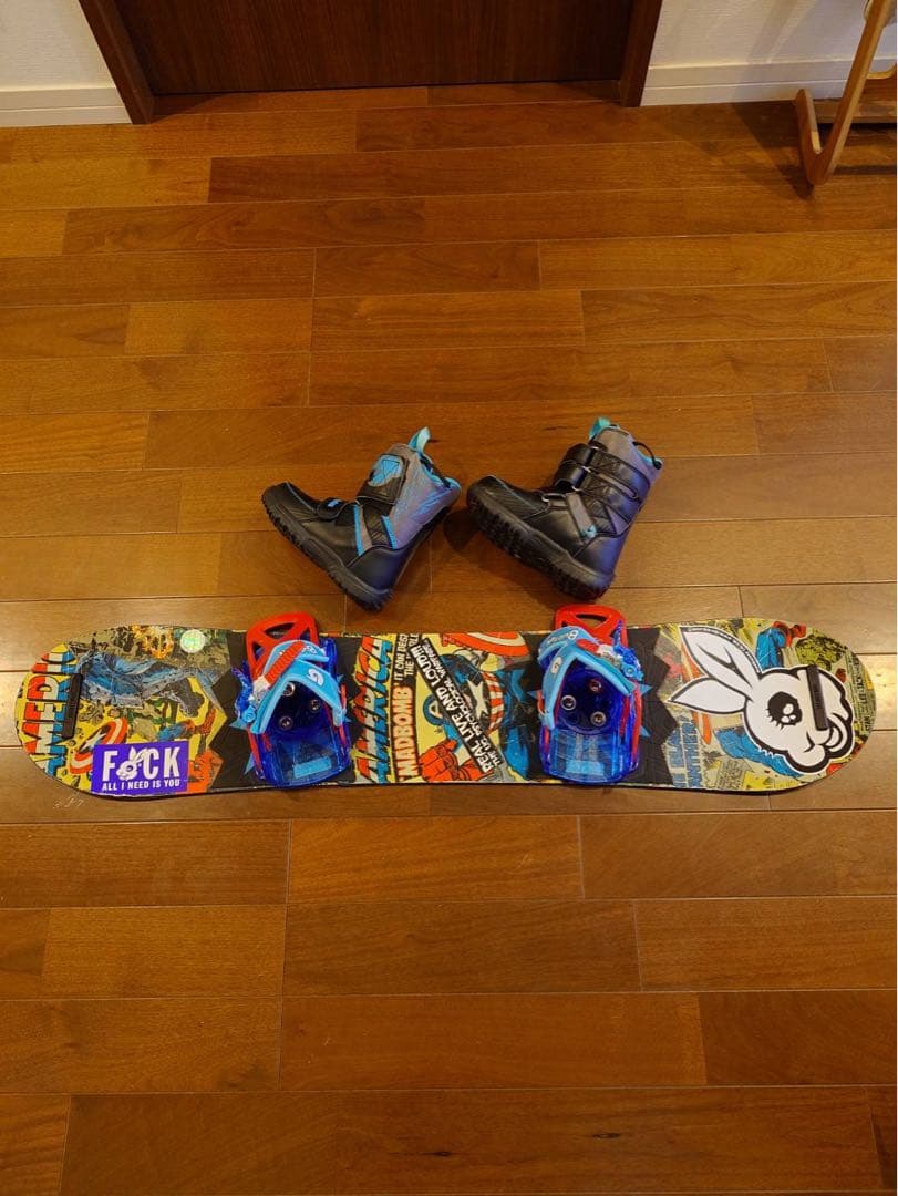 【総額５万円装備】BURTON スノーボード ３点セット　110 20.0cm