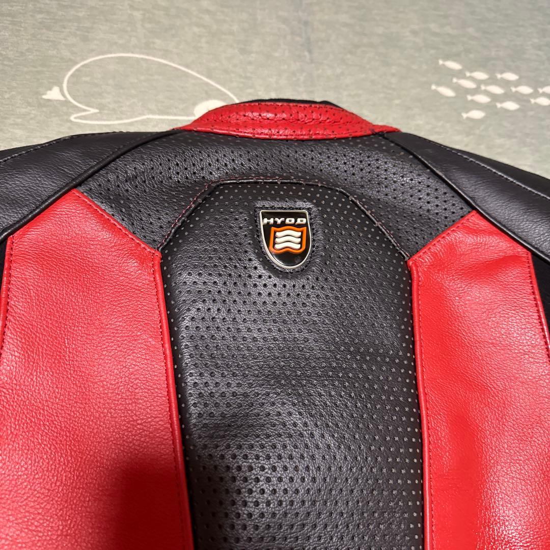 HYOD レザージャケット LLサイズ 赤／黒／白