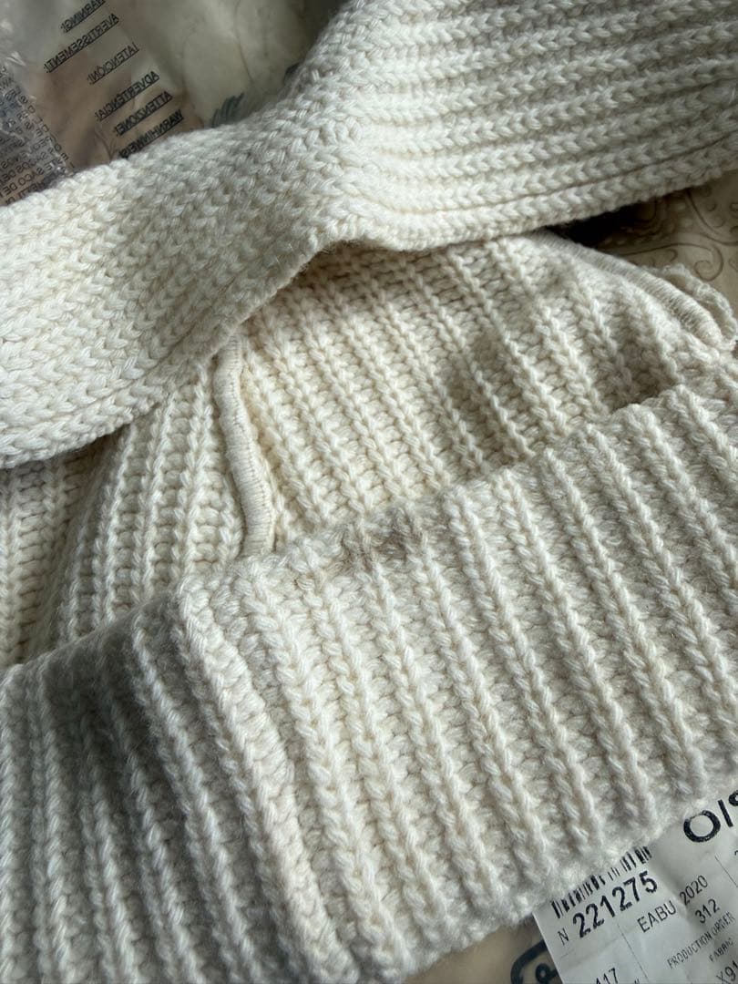 LOVERBOY ウサギ耳 ニット帽 ホワイト