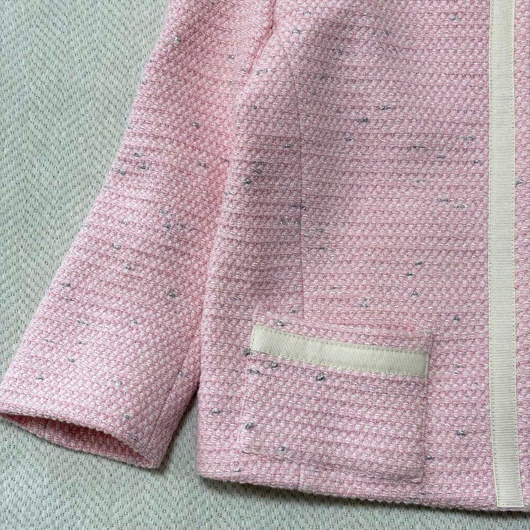 新品 blugirl Blumarine ツイード ノーカラージャケット