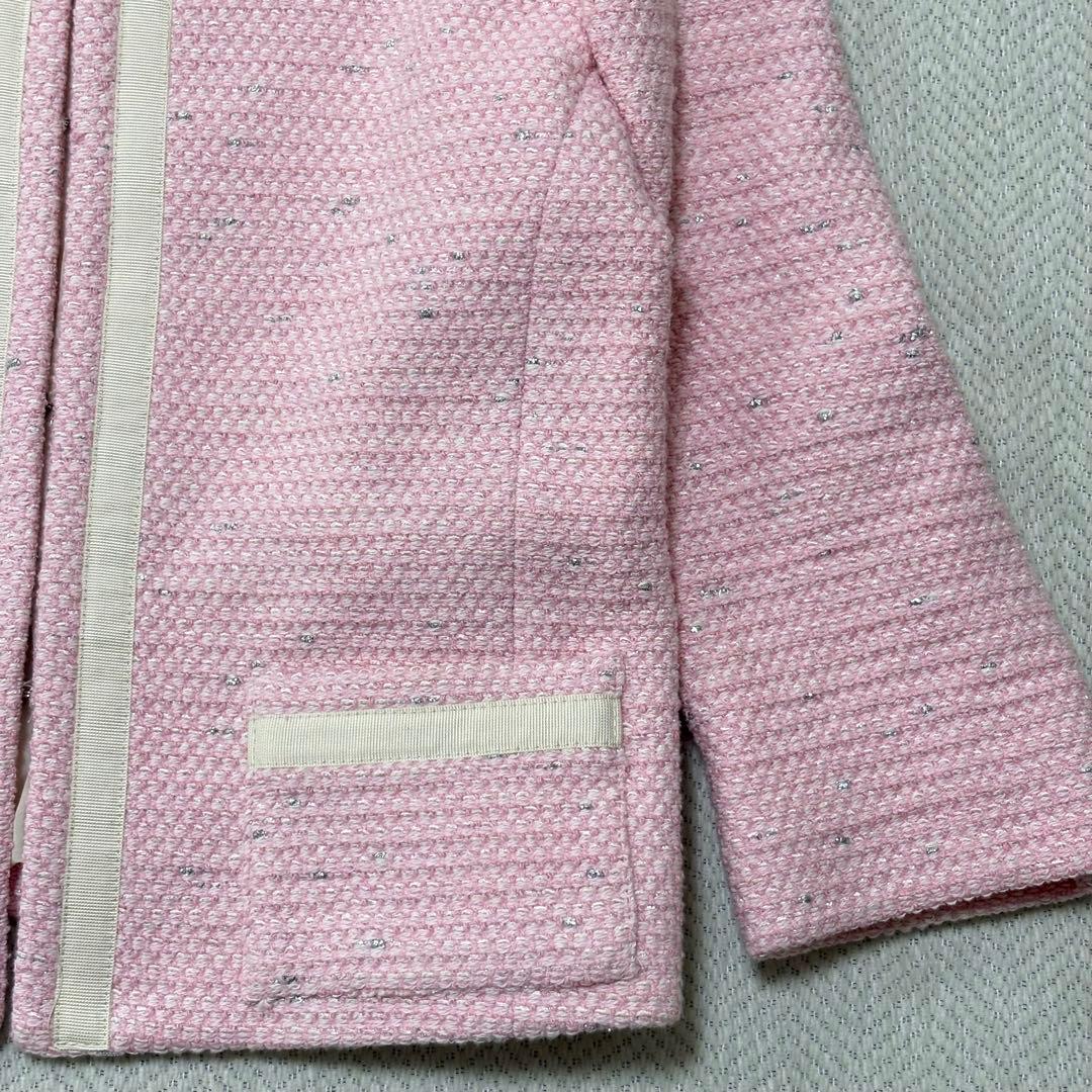 新品 blugirl Blumarine ツイード ノーカラージャケット