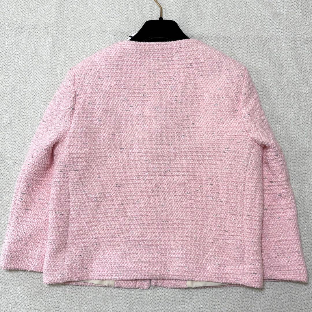 新品 blugirl Blumarine ツイード ノーカラージャケット