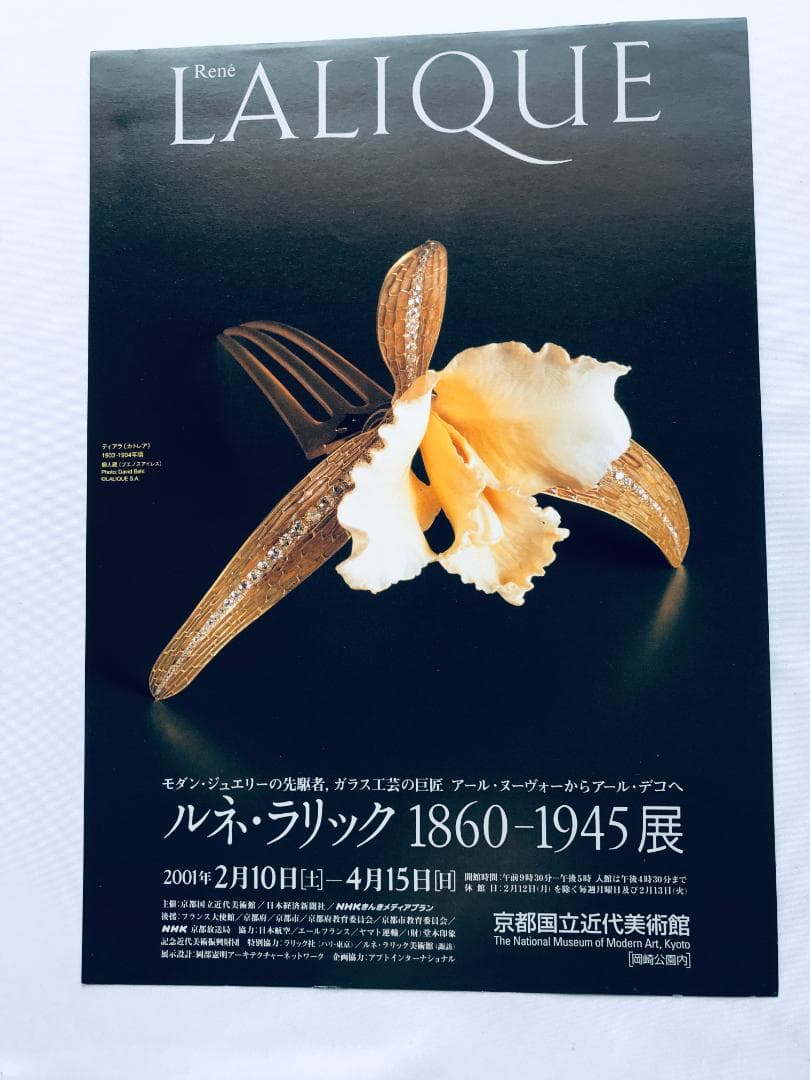 ルネ・ラリック展 光の幻想・ガラス工芸の美 図録 Maitre Verrier