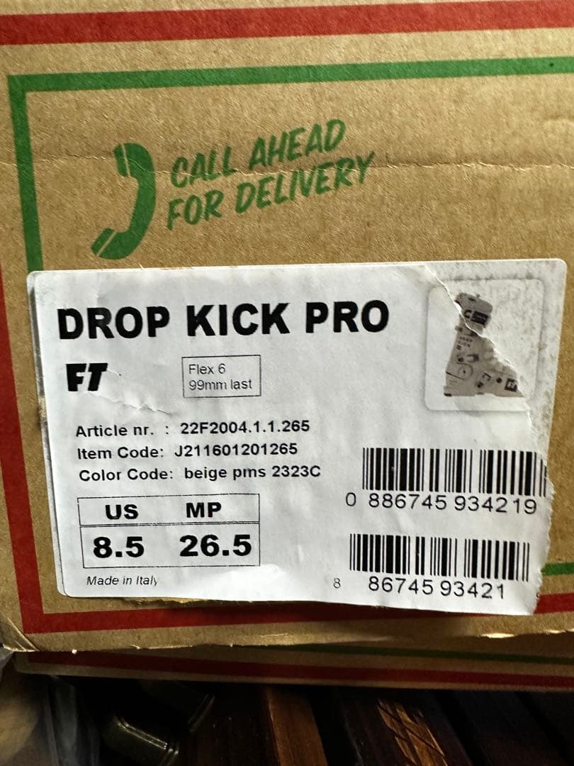 新品未使用 FULL TILT DROP KICK PRO 26.5㎝
