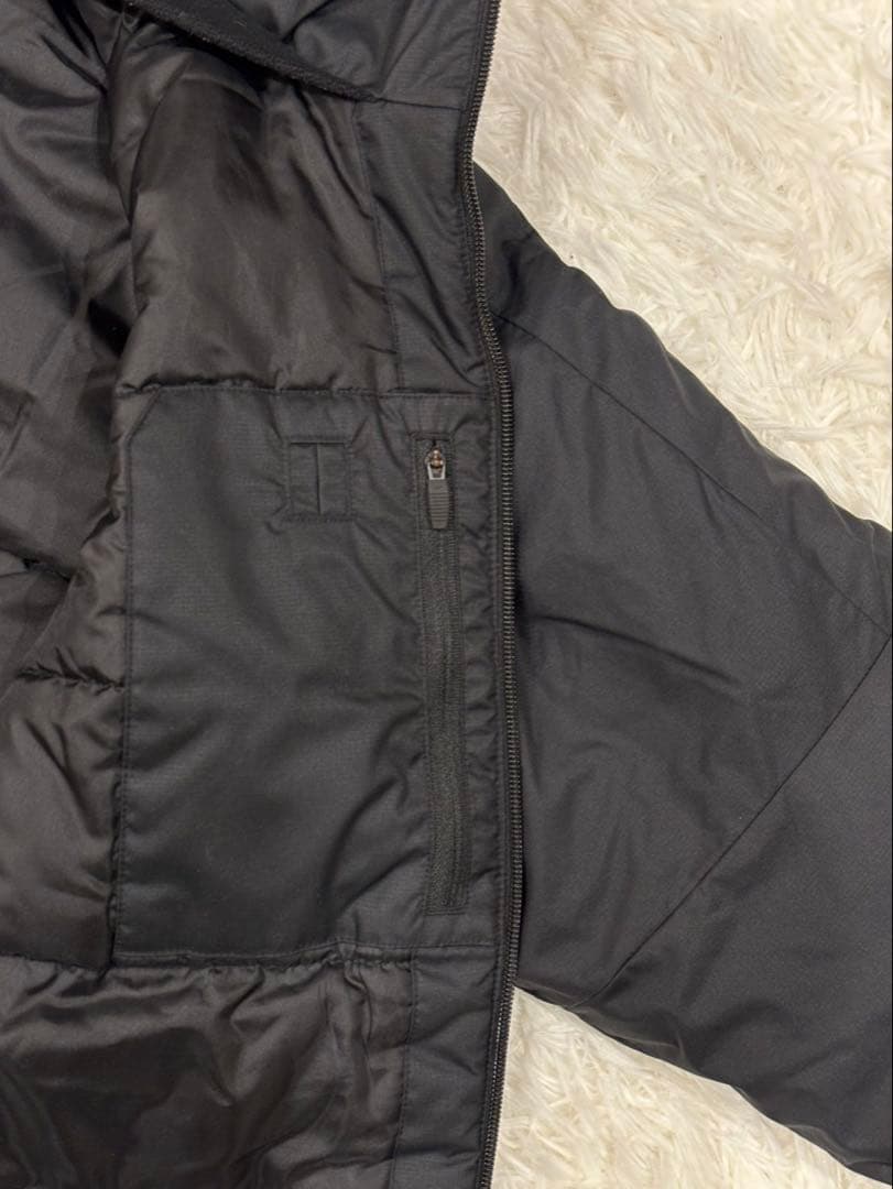 NIKE 中綿ベンチコート フード着脱可　ダブルジップ　XLサイズ　ブラック