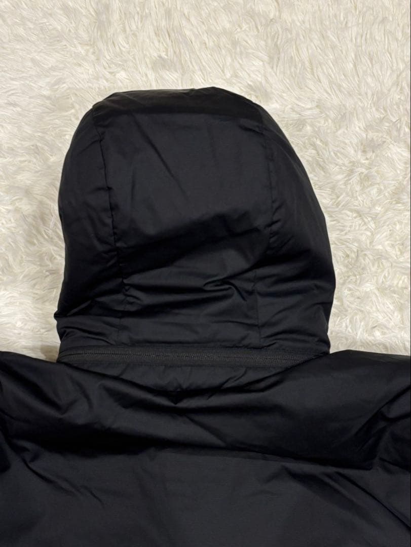 NIKE 中綿ベンチコート フード着脱可　ダブルジップ　XLサイズ　ブラック