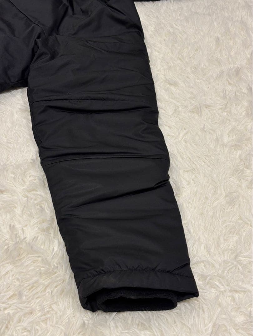 NIKE 中綿ベンチコート フード着脱可　ダブルジップ　XLサイズ　ブラック