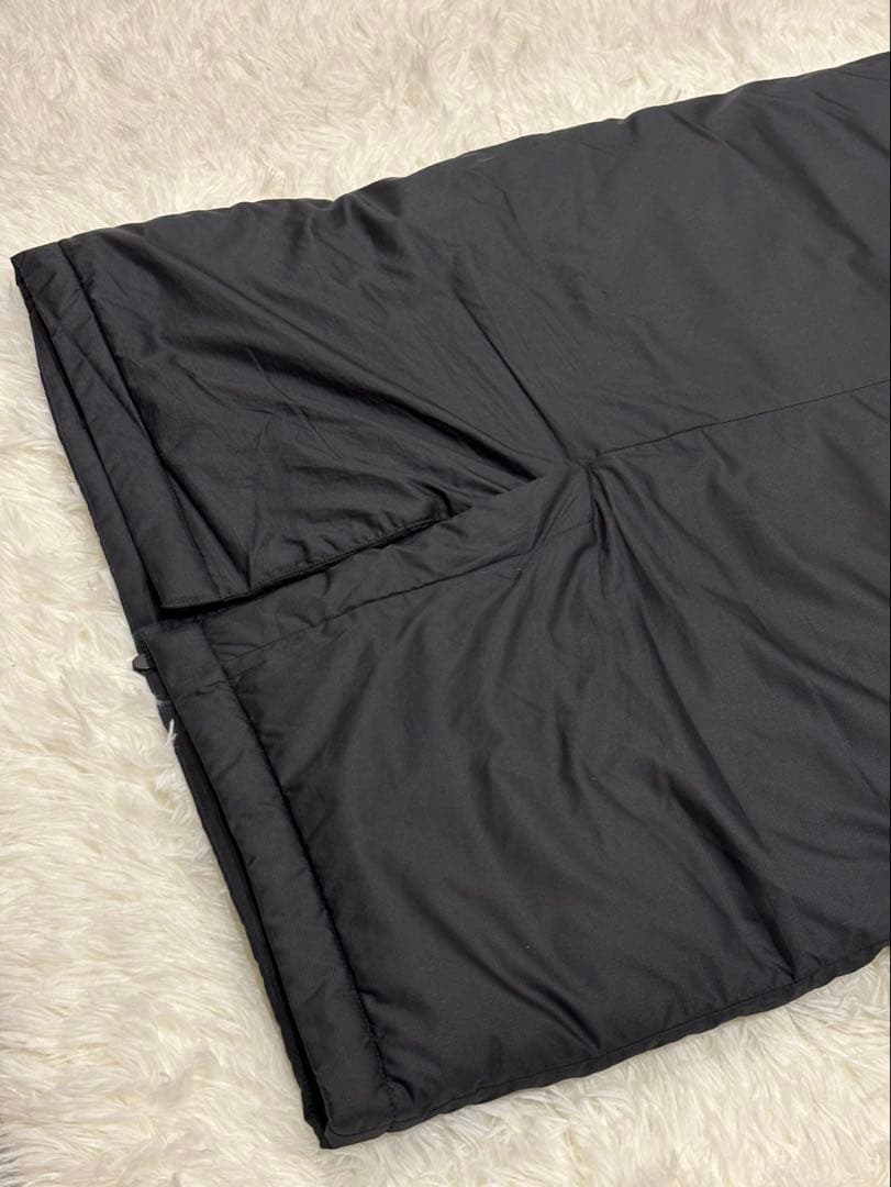 NIKE 中綿ベンチコート フード着脱可　ダブルジップ　XLサイズ　ブラック