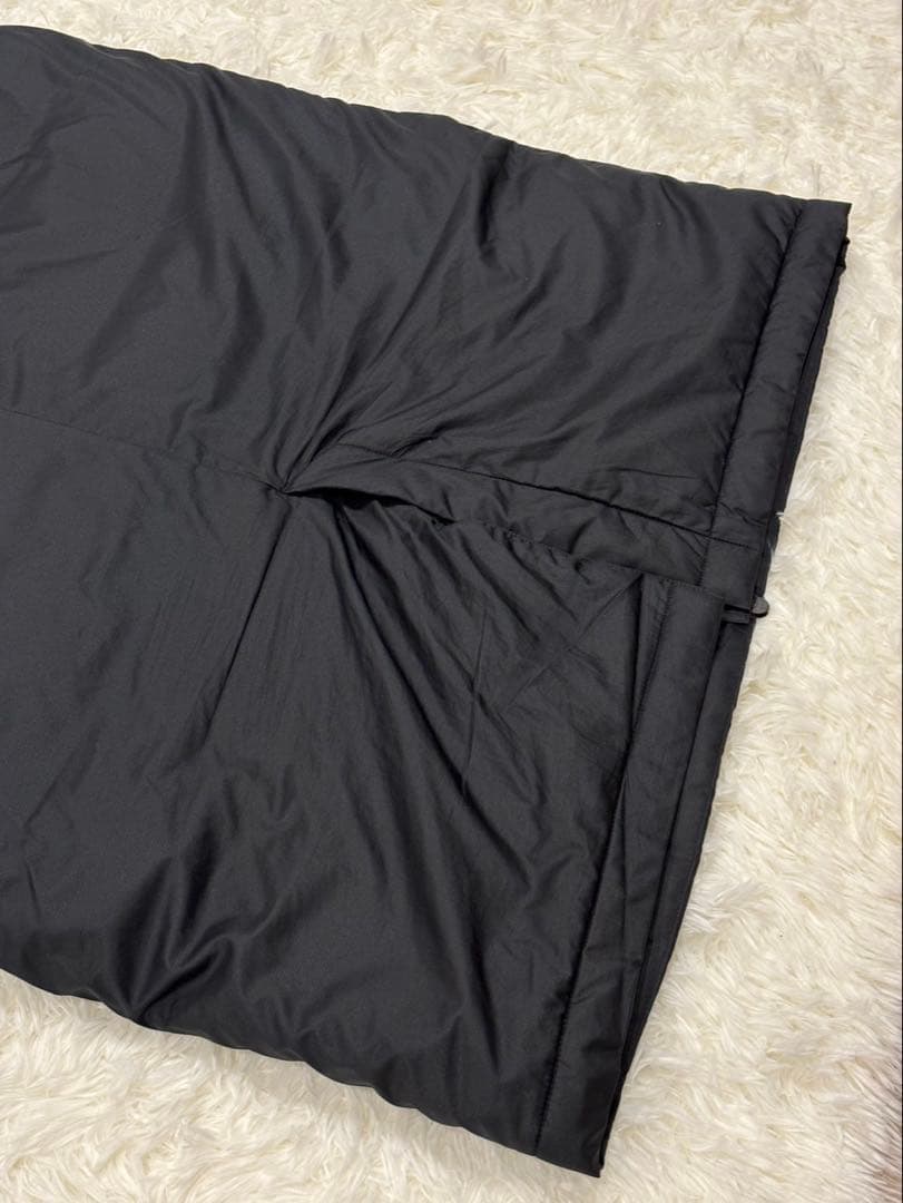 NIKE 中綿ベンチコート フード着脱可　ダブルジップ　XLサイズ　ブラック