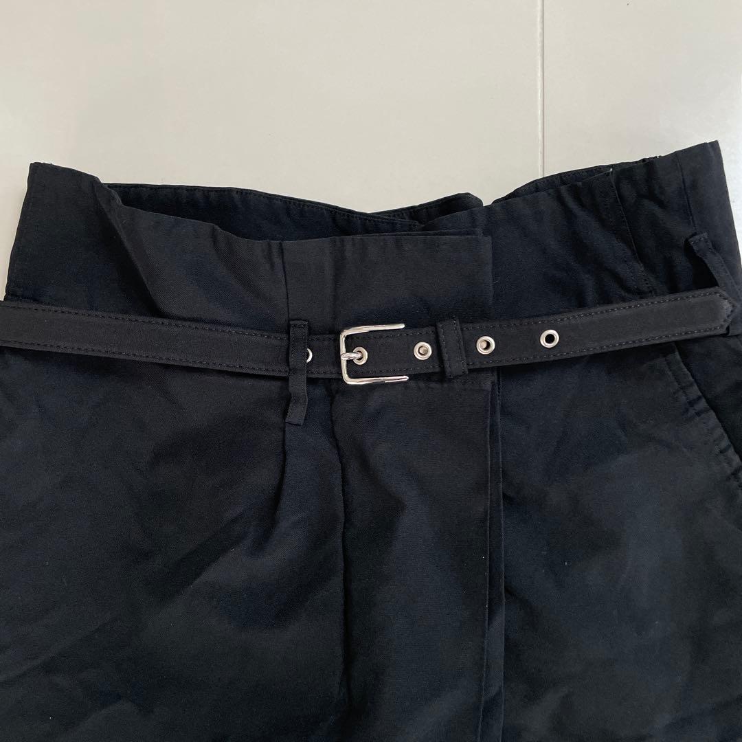 COMMEdes GARÇONS 縮絨キュロットスカート