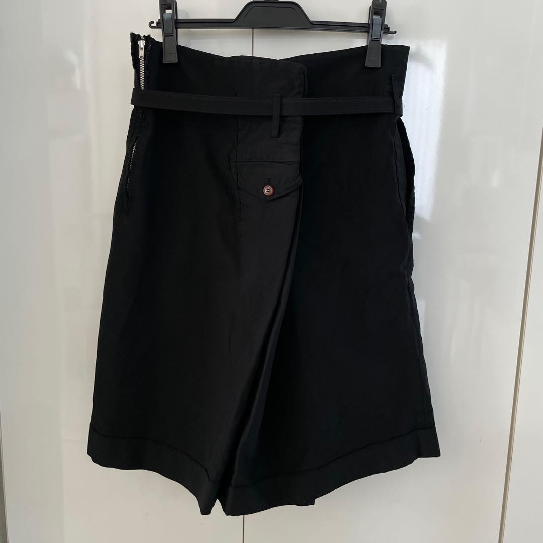 COMMEdes GARÇONS 縮絨キュロットスカート