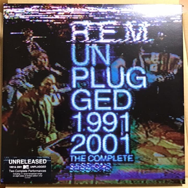 R.E.M. アンプラグド1991/2001  4LP