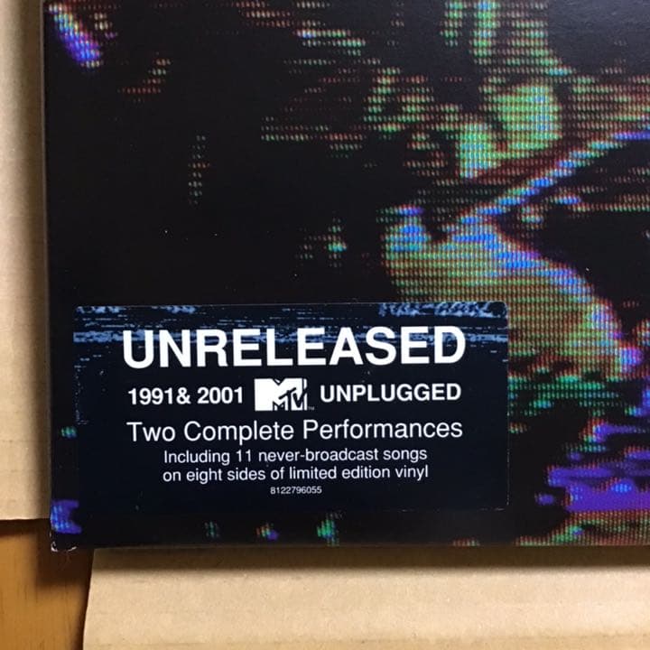 R.E.M. アンプラグド1991/2001  4LP