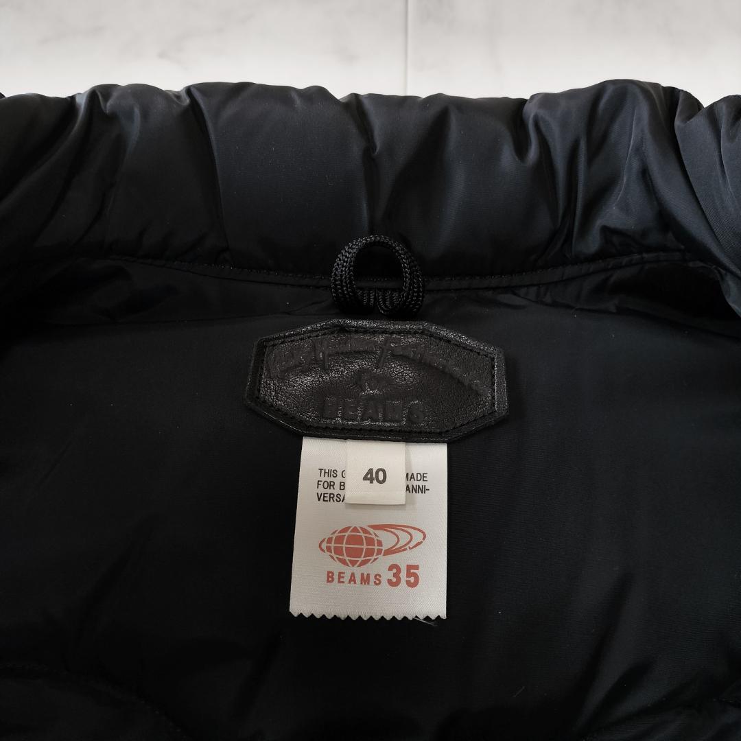 ロッキーマウンテンフェザーベッド ダウンベスト 40 L ブラック BEAMS