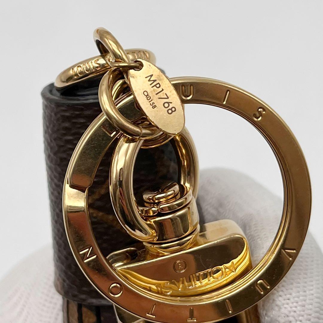 ルイヴィトン　バックチャーム キーホルダー　タッセル　モノグラム　ブラウン