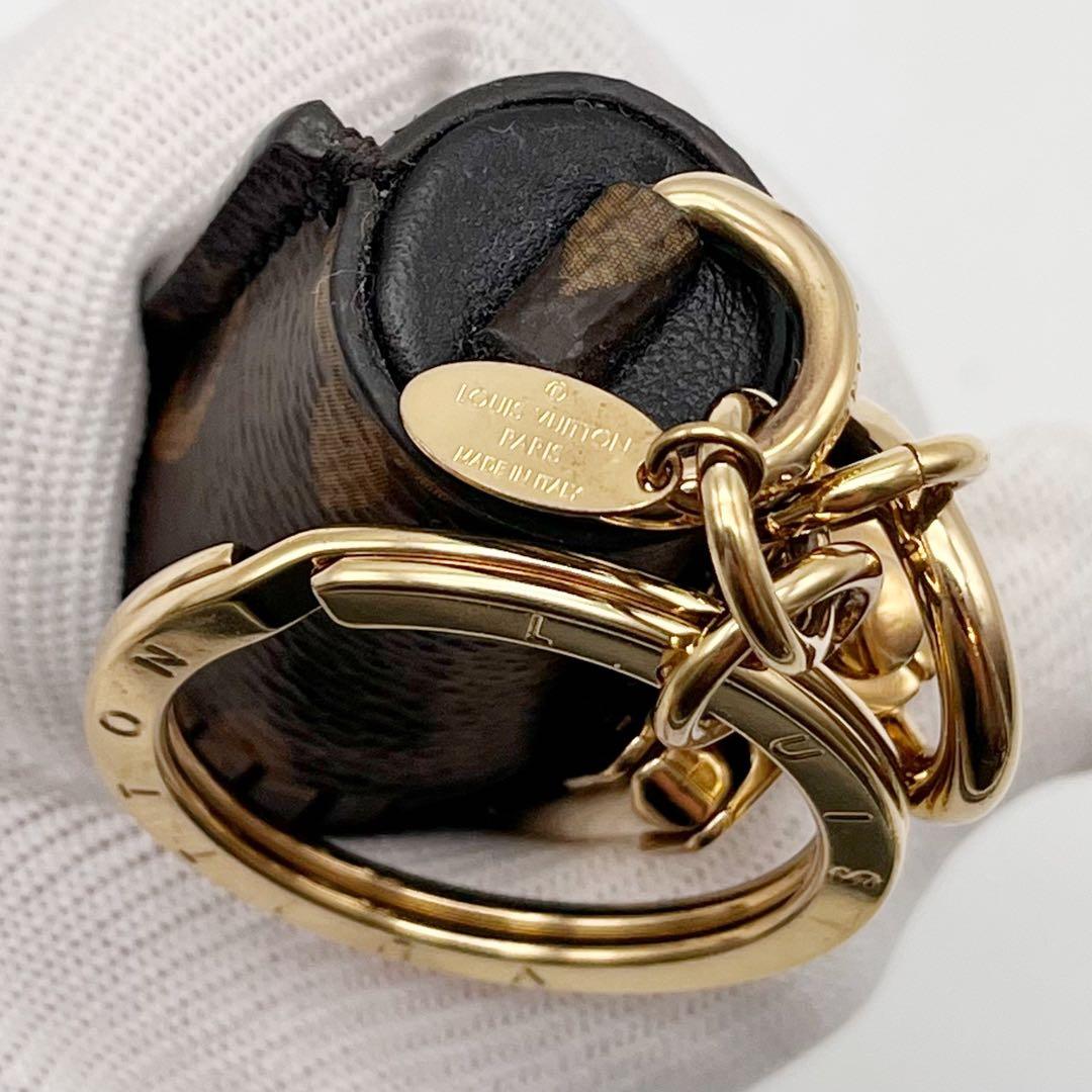 ルイヴィトン　バックチャーム キーホルダー　タッセル　モノグラム　ブラウン