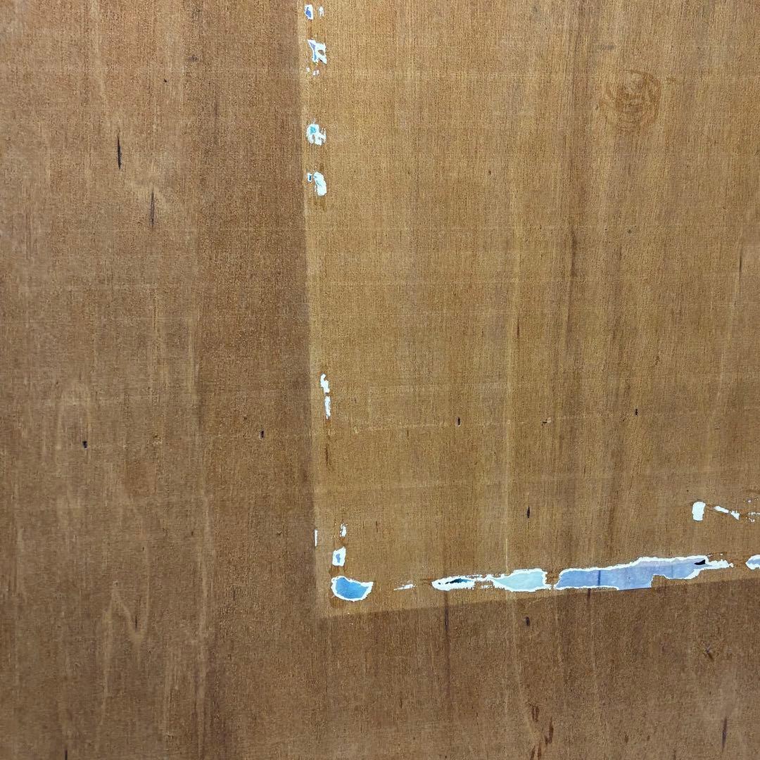 昭和レトロポップ食器棚　オレンジ　ガラス棚