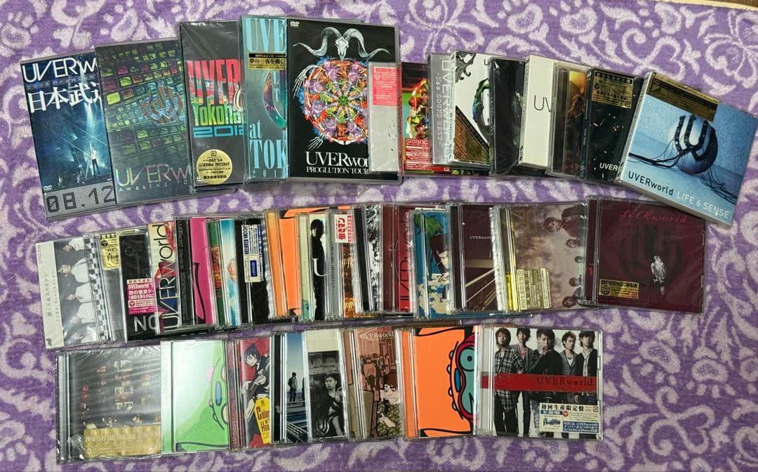 UVERworld DVD5枚 アルバム9枚シングル25枚 計39枚粗初回限定