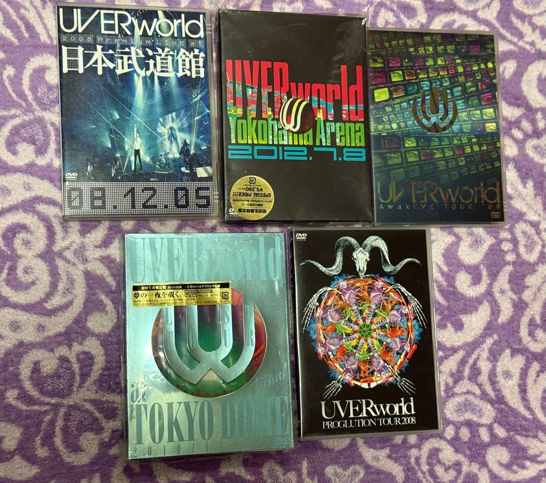 UVERworld DVD5枚 アルバム9枚シングル25枚 計39枚粗初回限定