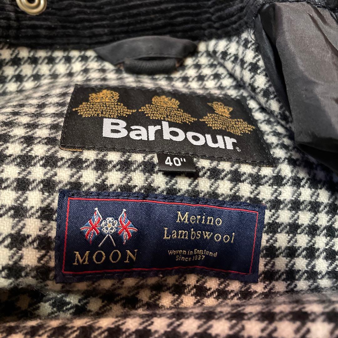 完売【barbour×B&Y別注】クレイジービデイルジャケット MOON社裏地