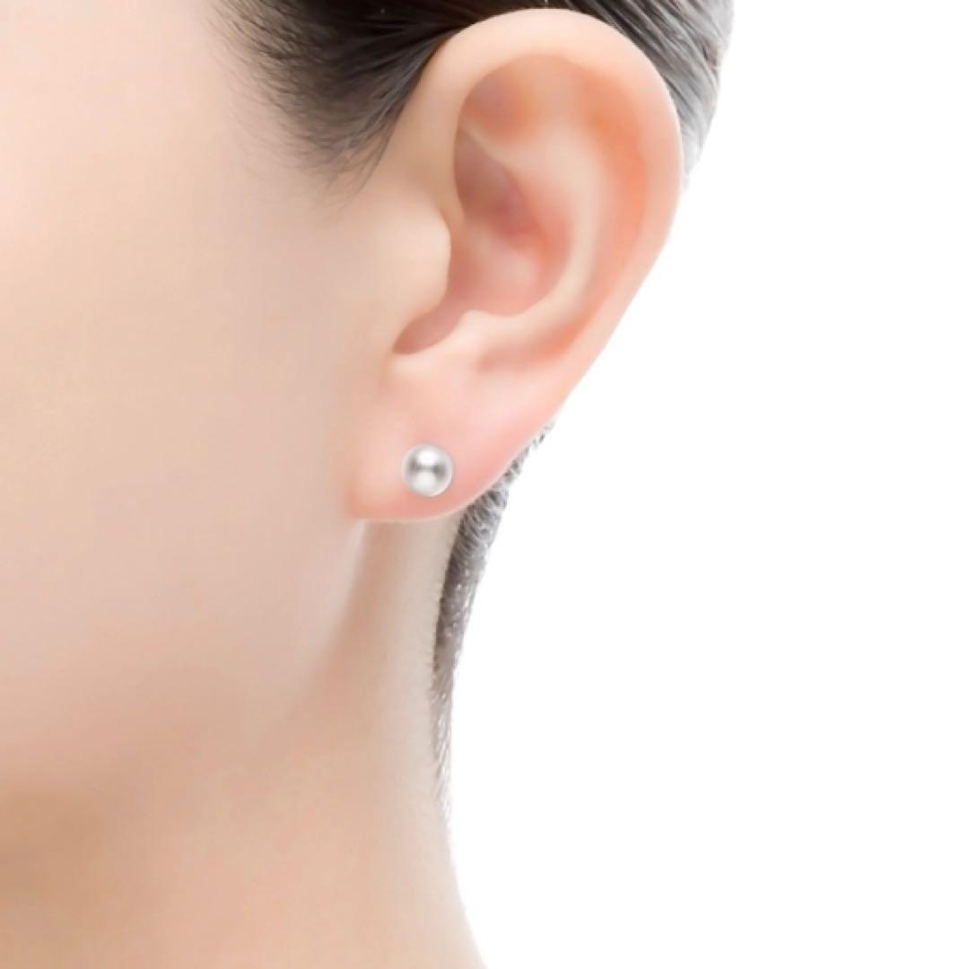 MIKIMOTO 真珠スタッドピアス 6.5mm
