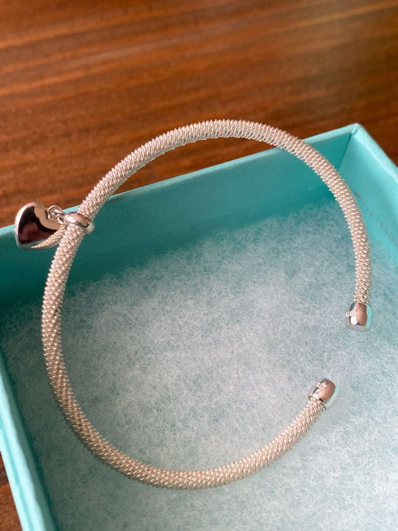 ☆美品☆ TIFFANY ティファニー サマセット ハート バングル