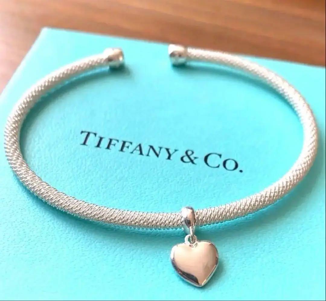 ☆美品☆ TIFFANY ティファニー サマセット ハート バングル